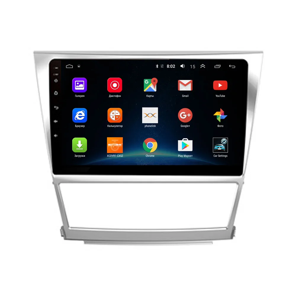 R-Way Android автомобильный Dvd Gps мультимедийный плеер для Toyota Camry 2006 2007 2008 - 2011 2012 2G + 32G 10 1
