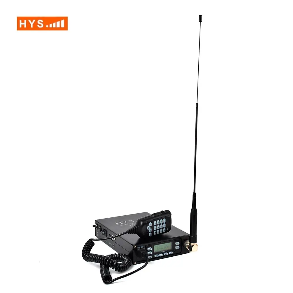 

Двухдиапазонный Рюкзак 25 Вт со встроенной батареей 12000 мАч, с двойным PTT микрофоном, Мобильная Автомобильная радиостанция, трансивер