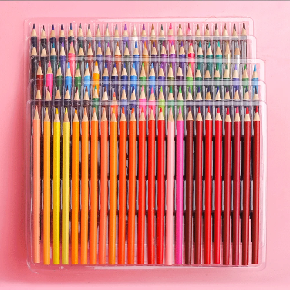120 цветов нетоксичные масляные деревянные карандаши для рисования