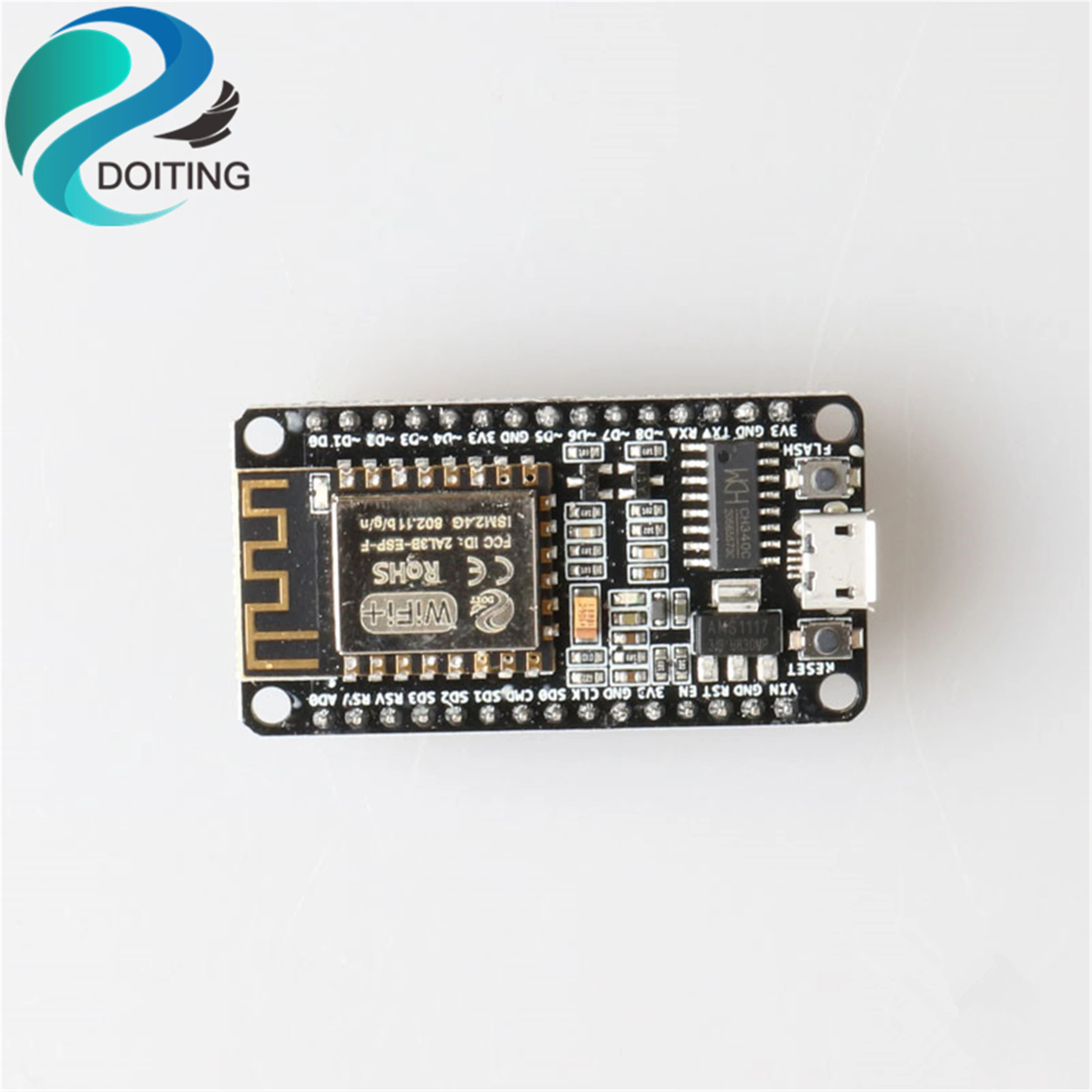 

DOITING 1pcs ESP8266 Development Board NodeMCU Wireless WiFi Module IoT Compatible With NodeMCU/ESP-12E PCB Onboard Antenna