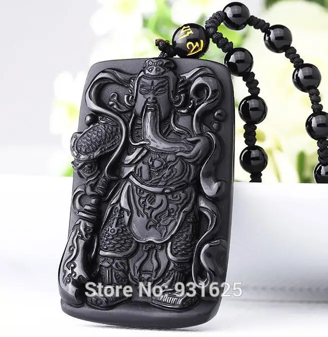 Горячий красивый натуральный черный обсидиан ручная работа счастливый талисман