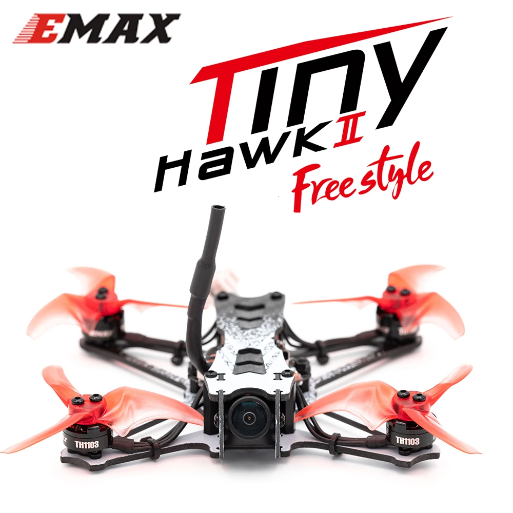 

EMAX Tinyhawk II Фристайл 115 мм 2,5 дюйма F4 5A ESC TH1103 мотор 5,8G 37CH VTX 700TVL CMOS FPV гоночный Радиоуправляемый Дрон версия BNF