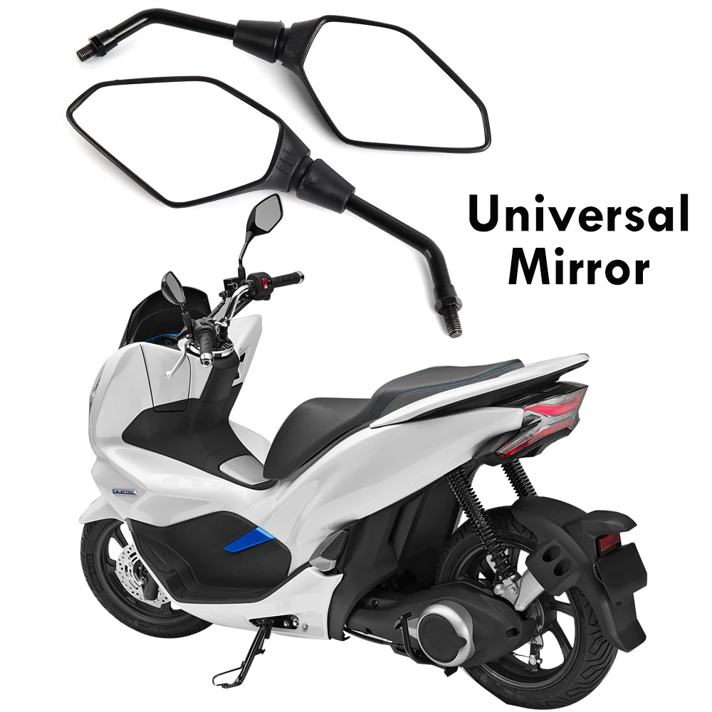 

RearView Mirror 8-10mm For Honda PCX 150 For Yamaha For Suzuki Burgman 200 scooter Mirror Motorcycle Accessories