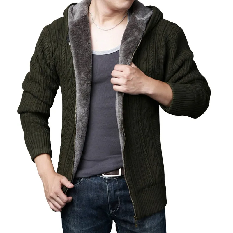 Vertvie зимнее пальто для мужчин толстый бархат теплая куртка с капюшоном зимняя