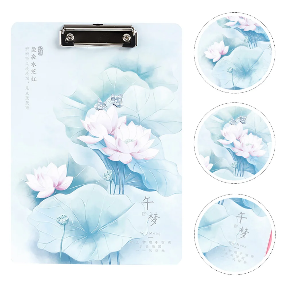 

1pc File Clip Boards A4 Clipboards Paper Folder Boards Document Writing Tablets