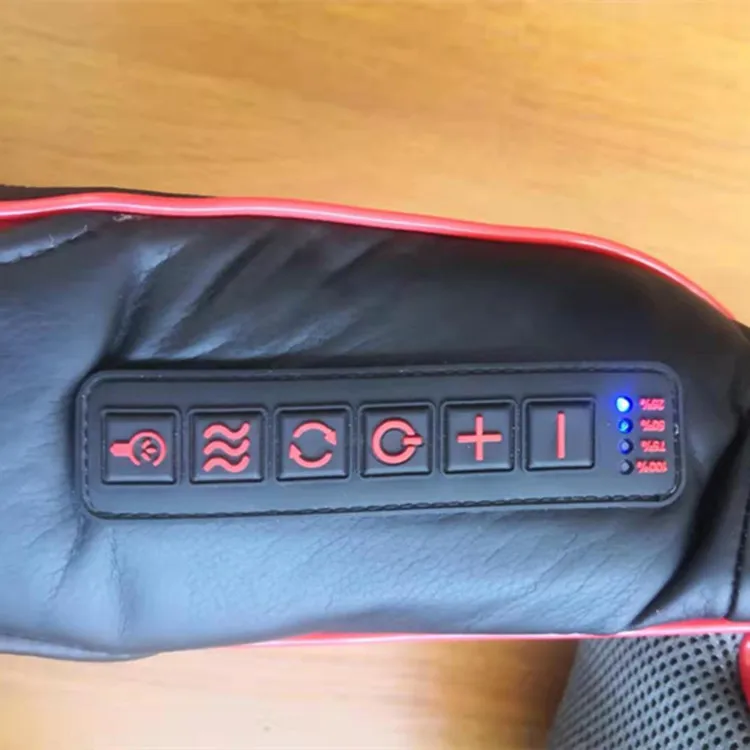 Перезаряжаемые 6 ключом Neck Massager плеча ремень Массажная шаль с креплением на талии
