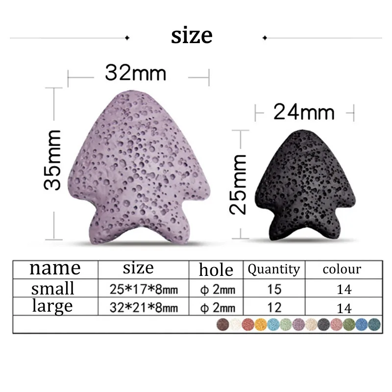 Разноцветные лавовые бусины в форме рыбок из вулканической скалы россыпью с