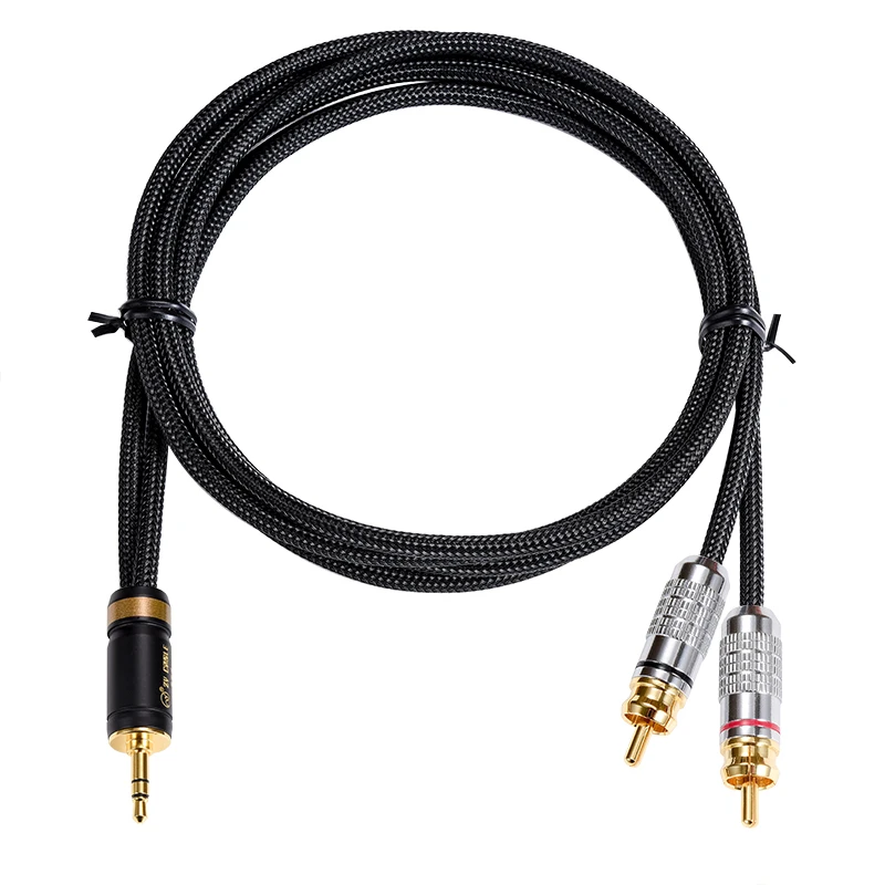 Кабель ZY HIFI с внешним диаметром 3 5 мм для сигнальной линии 2RCA M|Кабели VGA| |