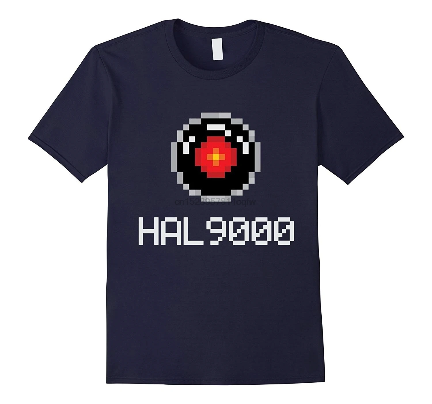 Мужская футболка HAL 9000 рубашка с искусственным интеллектом Pixel Style Graphic-RT женские и