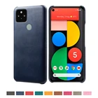 Роскошный кожаный чехол для Google Pixel 5 5A 4A 3A 4 3 XL чехол тонкий ПК чехол для телефона для Pixel5a Pixel4a 5G Pixel5 Coque Funda