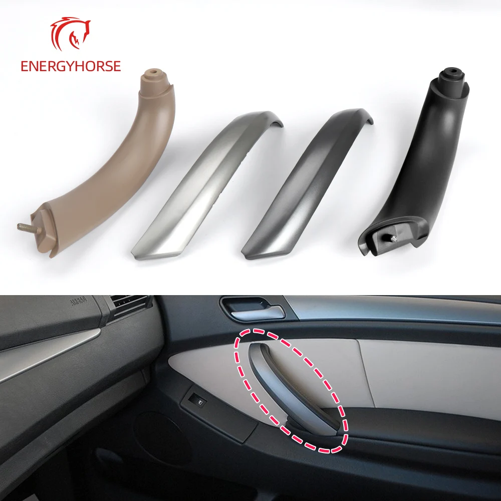 

Automobile Interior Decoration Parts Inner Handle Door Panel Pull Trim Cover Front Left Right Side for BMW X5 E53 1999-2006
