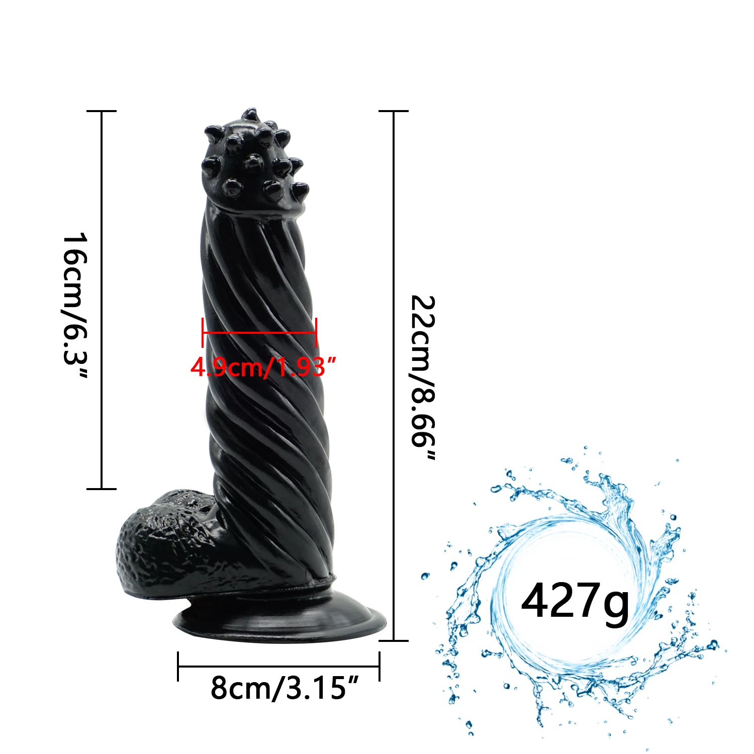 Эротический анальный штекер большой размер инопланетянин фаллоимитатор