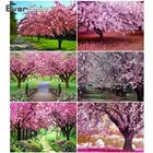 Алмазная вышивка EverShine, картина с пейзажем, алмазная живопись, Вишневое дерево, вышивка крестиком, искусственный декор стен