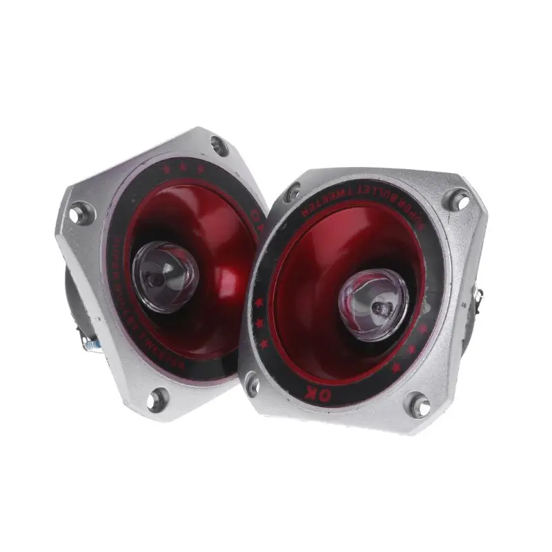 

2PCS Speaker Tweeter 3" Colorful Flashing Piezoelectric Loudspeaker Treble Head Driver