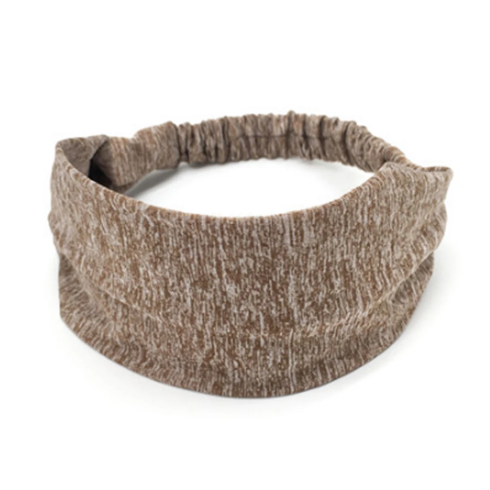 Спортивные повязки на голову для женщин эластичные фитнеса и йоги широкие волос