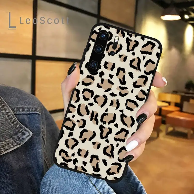 

Leopard sexy painting Phone Case For Huawei honor Mate P 9 10 20 30 40 Pro 10i 7 8 a x Lite nova 5t