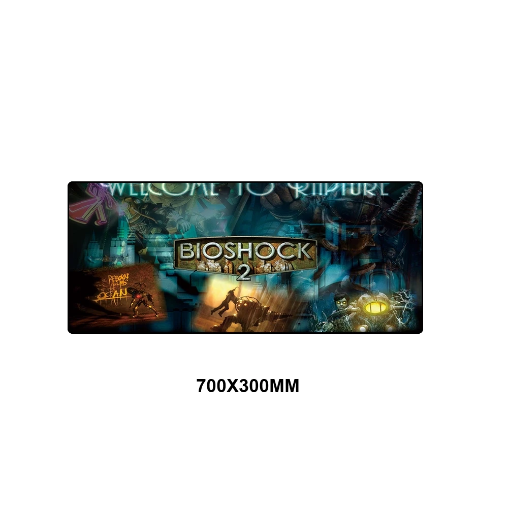 SHQB-007 Игровой коврик для мыши Bioshock, коврик для офисной мыши, коврик для настольной мыши, коврик для мыши, ПК, геймера, игровые коврики, игровая клавиатура, аксессуары для компьютера - Цвет: SHQB-007