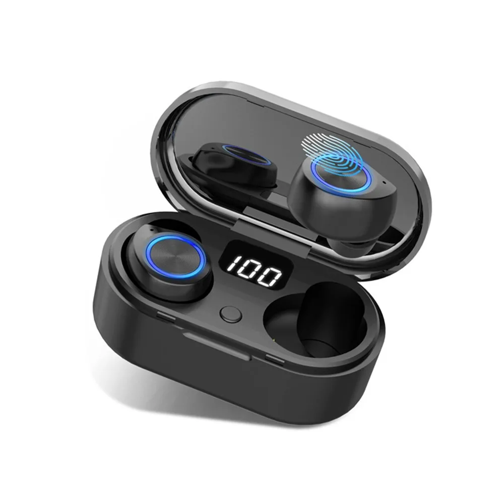Новинка 5 0 TW80 Bluetooth гарнитура беспроводная новый светодиодный цифровой дисплей tws