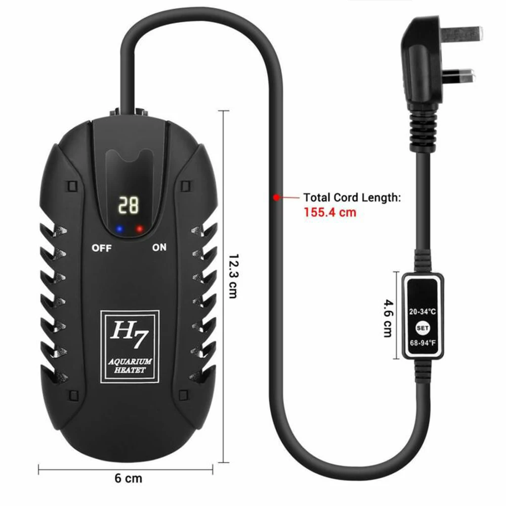 Подогреватель для аквариума Электрический нагревательные стержни Цифровой