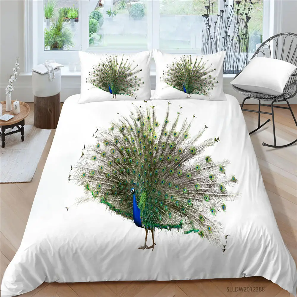 

King Size Bed Set Chameleon Lifelike Nature 3D Duvet Cover Colorful Queen Full Twin Double Single Funny Creative Bedding Set