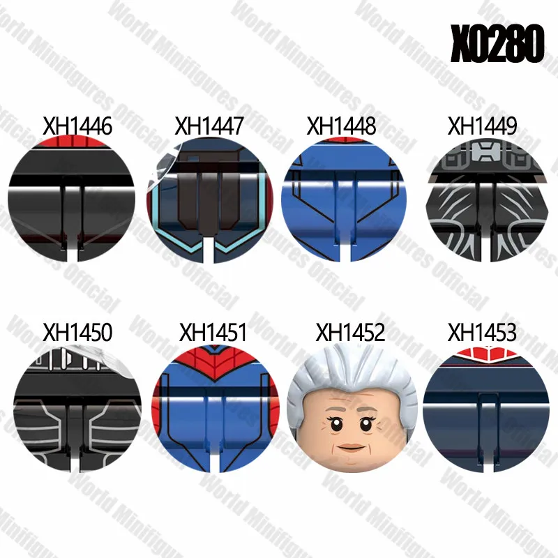 

X0280 IN STOCK New Movie Series Building Blocks Mini Action Figures Educational Bricks Plastic Toys For Children Christmas Gifts