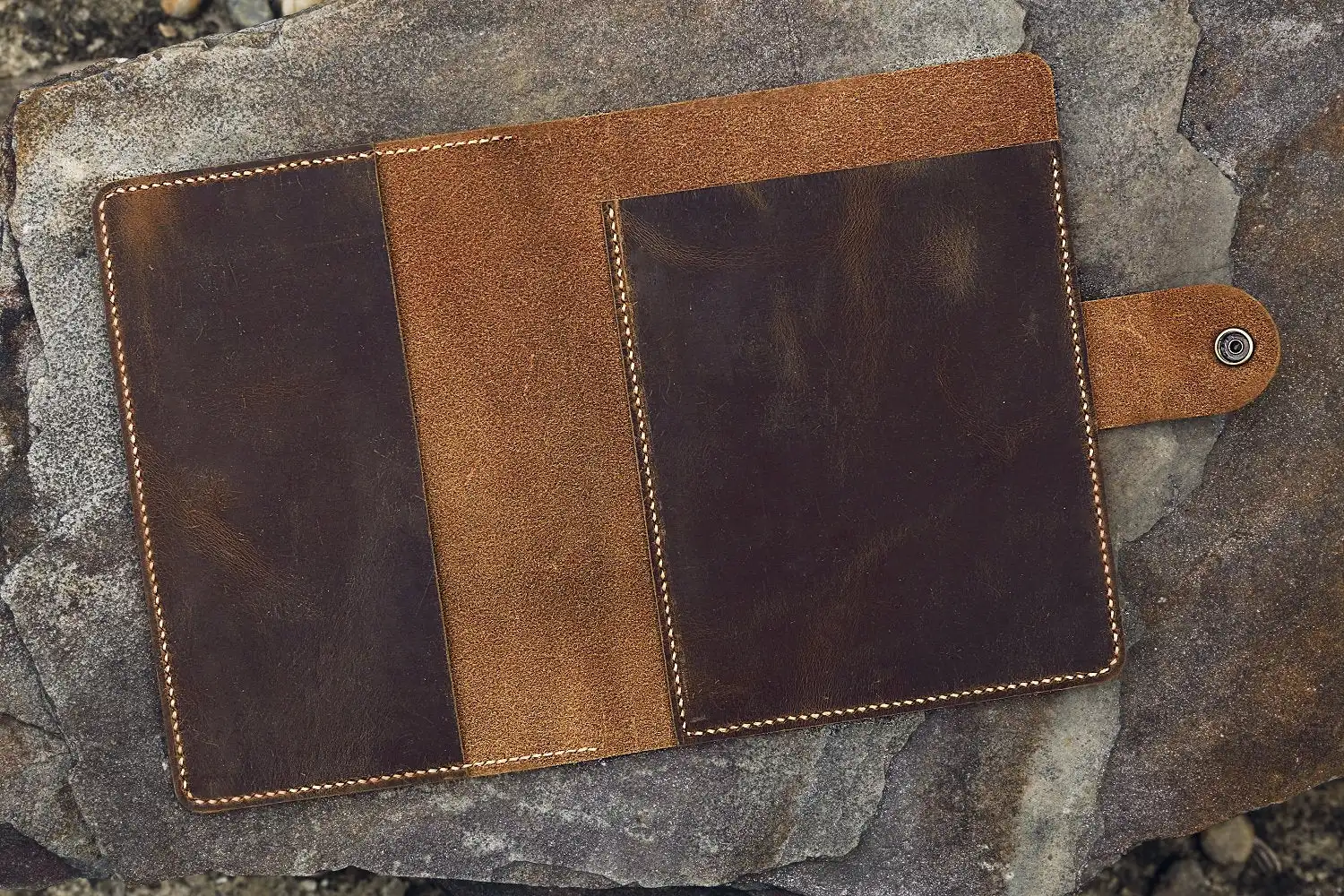 Персонализированный чехол из натуральной кожи для ноутбука RHODIA pad notebook No 16 A5 Размер гравировка