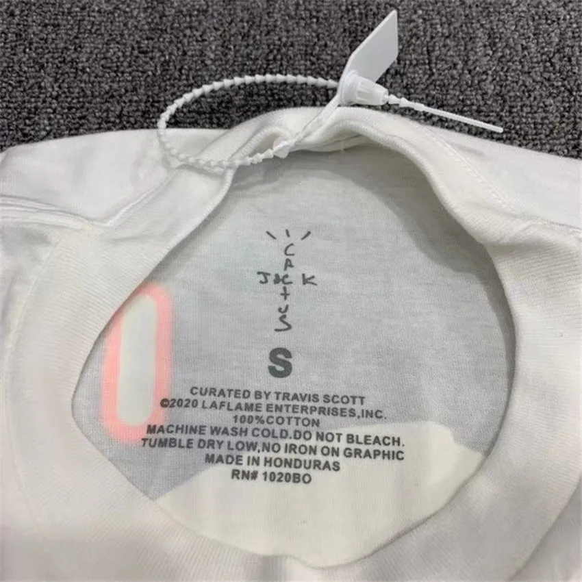 

2020ss Travis Scott Cactus Jack Astronomical Diamond T-Shirt Men Women Best-quality Astroworld T Shirt Mens Tees
