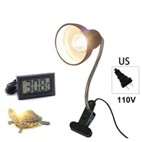 110v us plug pet reptile heating lamp clip bulb light holder turtle basking uvbuv kit tortoises lizards lighting e27 c1