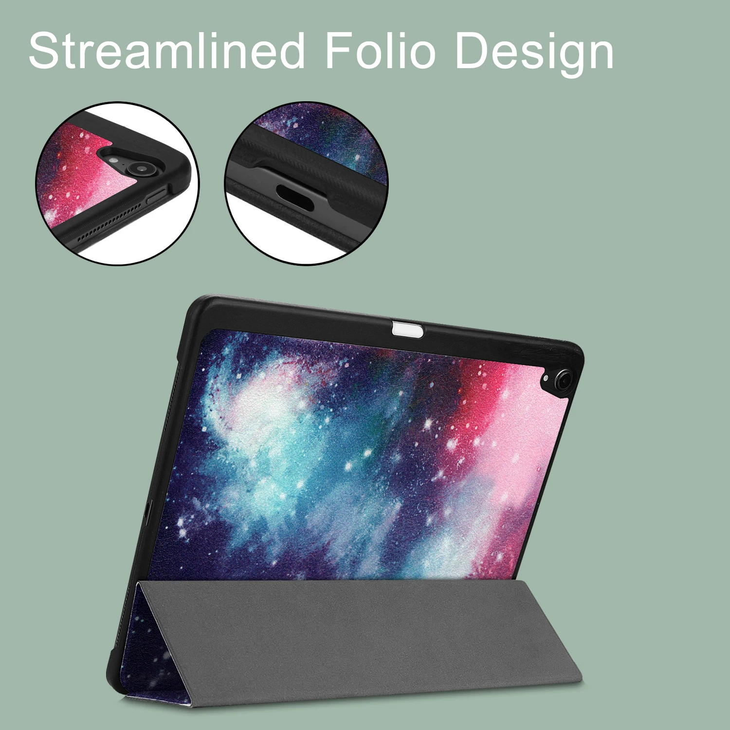 GOOJODOQ Funda для iPad Pro 11 чехол с держателем-карандашом Поддержка беспроводной зарядки для Apple Pencil 2 для iPad Pro 11 чехол