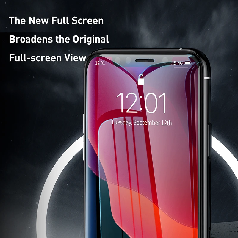 Закаленное стекло с полным покрытием экрана для iPhone 13 11 12 Pro Max X Xs XR 7 8 | Мобильные