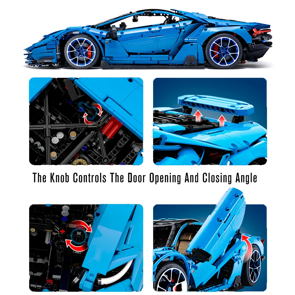 

CADA Brick Sport Vehicle Building Blocks,1:8 Scale Lamborghinis City Technic Racing Car Toy Kids Gift DIY Master MOC 39933 Thijs