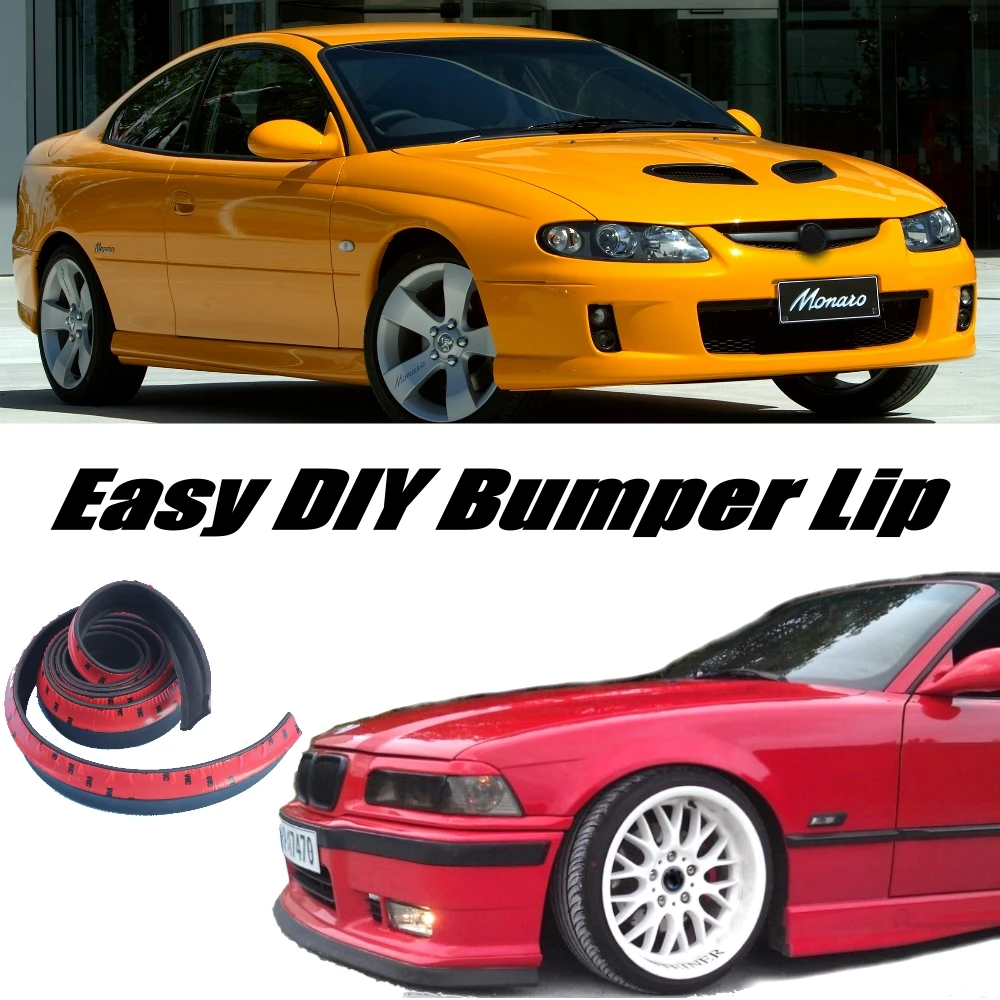 NOVOVISU Bumper Lip Deflector Lips For Holden Monaro / HSV Front Spoiler Skirt Car Tuning View Body Kit Strip | Автомобили и