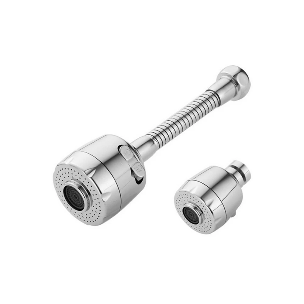 

360 Rotatable Bubbler Water Saving High Pressure Nozzle Filter Tap Adapter Faucet Extender Bathroom Kitchen Accessories