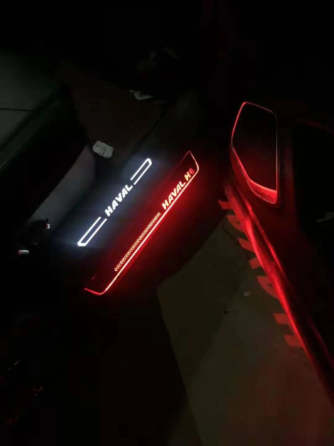 

Светодиодная подвижная дверная накладка Qirun для Great wall hover h6, динамическая Накладка на порог, плоская накладка, накладка, плавный/неподвижный...