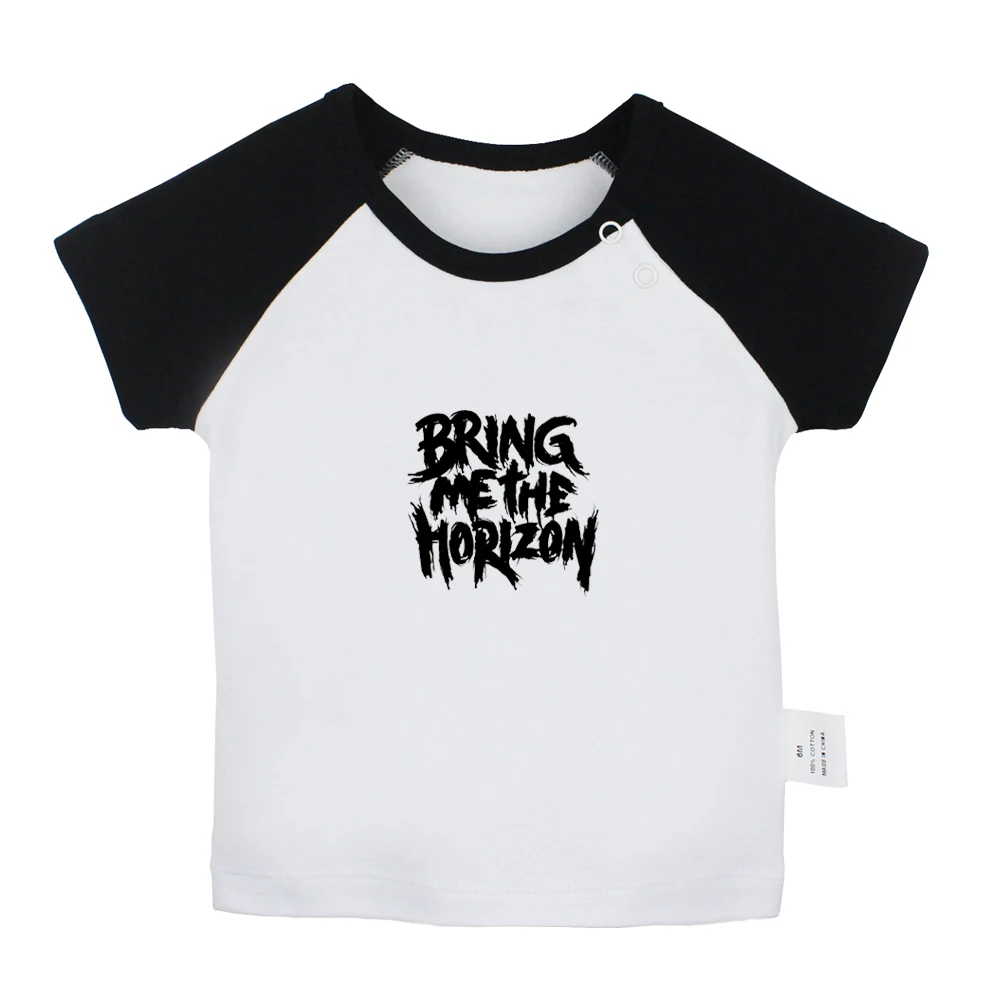 Панк-рок-группа ADICTS Bring Me THE Horizon дизайнерские футболки для новорожденных цветные