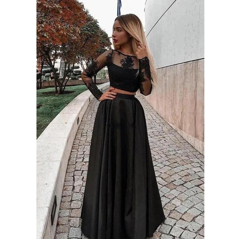 

New Arriva Black Ruffle Plus Size Long Prom Dresses A Line 2021 Off Shoulder Women Party Gowns Custom Made