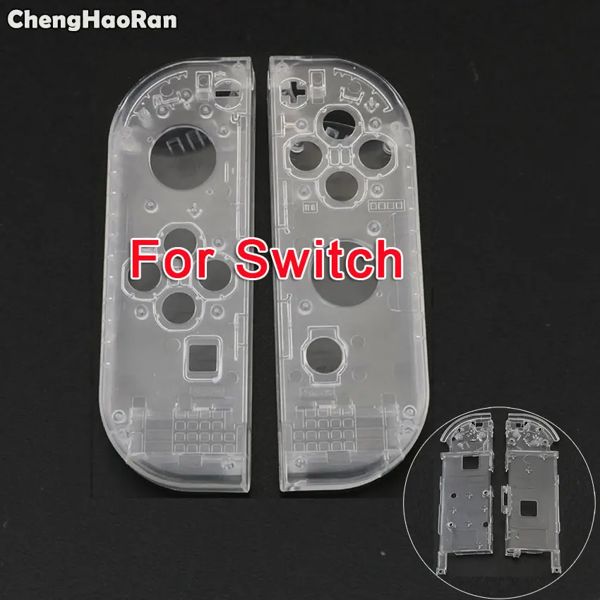 Защитный чехол ChengHaoRan для Nintendo Switch NS NX Controller Joy-Con прозрачный защитный с кнопкой L R |