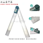 Угломер, 300 мм, 12 дюймов, цифровой транспортир, 200 мм, 8 дюймов, из нержавеющей стали, 360 градусов, угломер, инклинометр