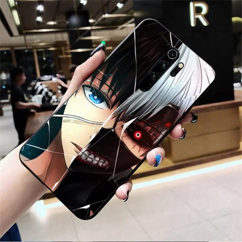 Одежда с надписью Tokyo Ghoul чехол для телефона накладка Redmi Note 9 8 8T 8A 7 6 6A экшн камеры Go