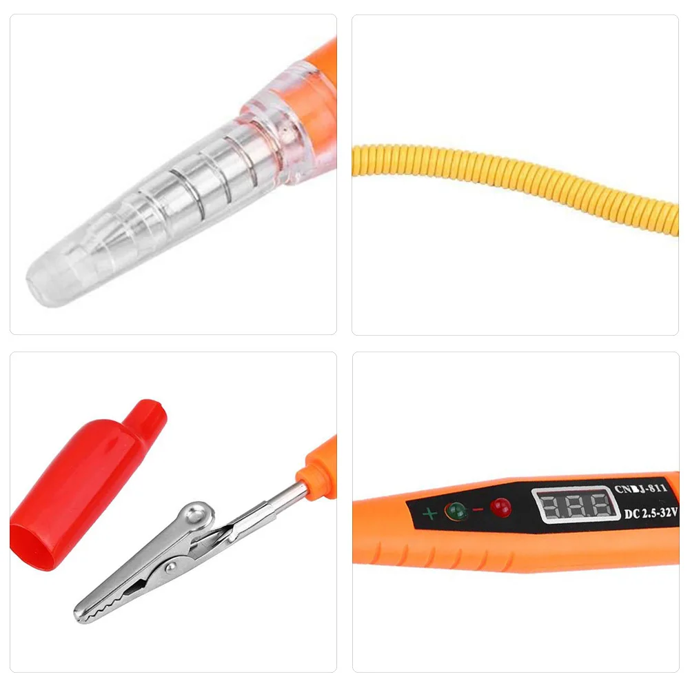 

Universal Car Circuit Tester 2.5-32V Digital Power Probe Fuse Line Battery Voltage Test Pen Electroscope Automotive Scanner