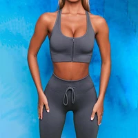 seamless yoga set womens fitness clothes gym clothing two piece set women sport suit high waist seamless leggings sport top