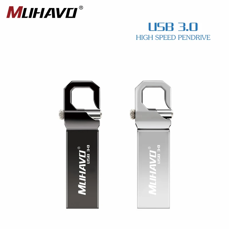 Водонепроницаемый usb флеш накопитель 3 0 металлический 128 ГБ 64 16 8 карта памяти