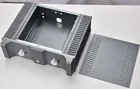 Новый дизайн, дневной алюминиевый усилитель мощности CNC, чехол, карман предварительного усилителя 370*120*307 мм