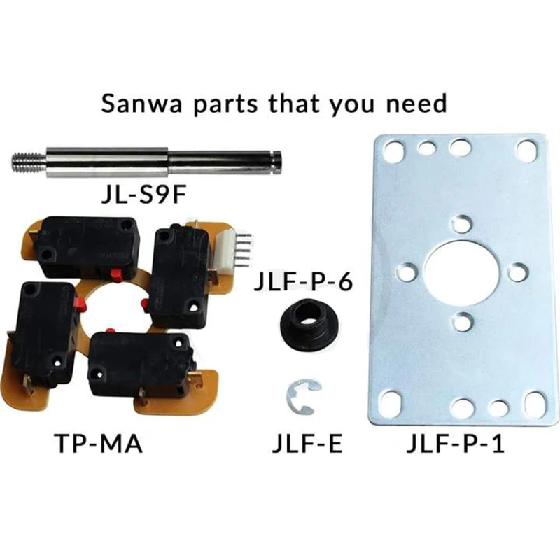 Аркадная игра Отто DIY V2 корейский стиль комплект для Sanwa JLF и Hori Hayabusa обновления