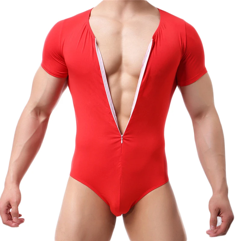 Men Shapers Slim Fitness Undershirts Jockstrap Bodysuit Body Bodybuilding Jumpsuit Romper Corset Modal Slimming Underwear Shaper