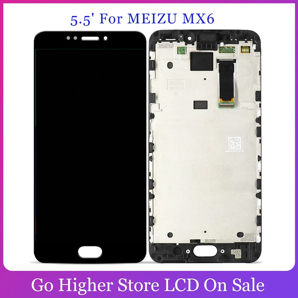 5 ''для MEIZU MX6 ЖК-дисплей Дисплей кодирующий преобразователь сенсорного экрана