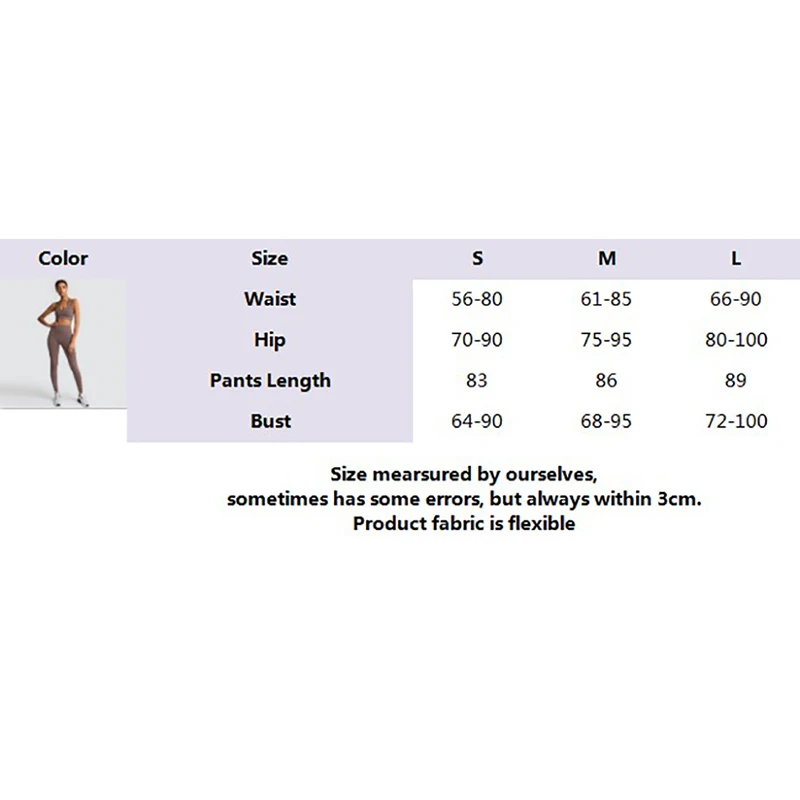 

Women's Yoga Suit Sportswear Push-Up Solid Bra and High Waist Sweatpants Workout Clothes Sportswear Workout Clothes 2-Piece Suit