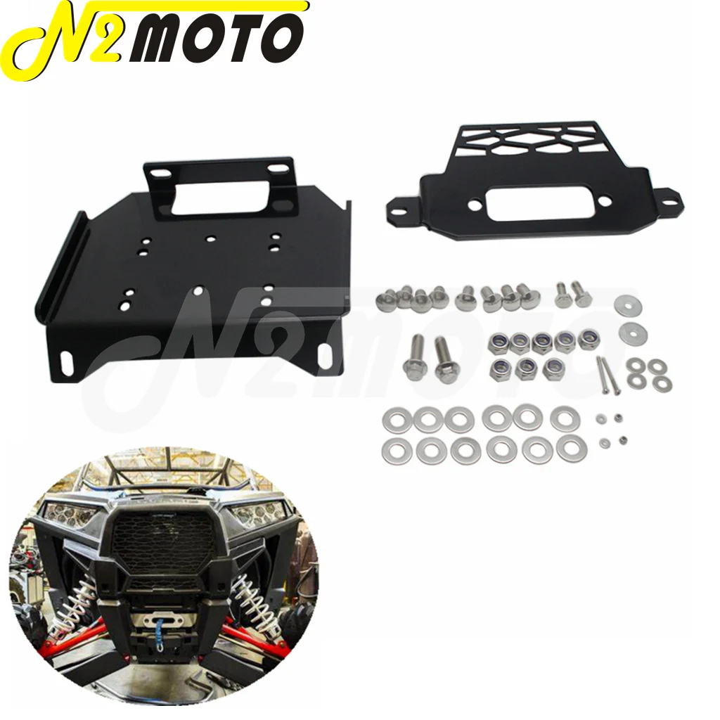 Стальной кронштейн для крепления лебедки автомобильные аксессуары Polaris RZR 900 1000 XP