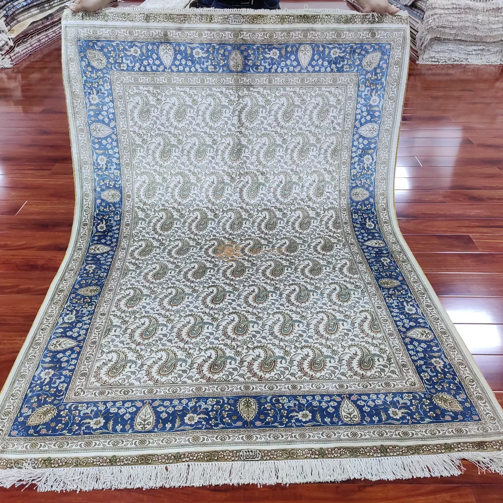 Seeykeep™4.5x6.5ft прямоугольник из чистого шелка ручной работы Шелковый светильник