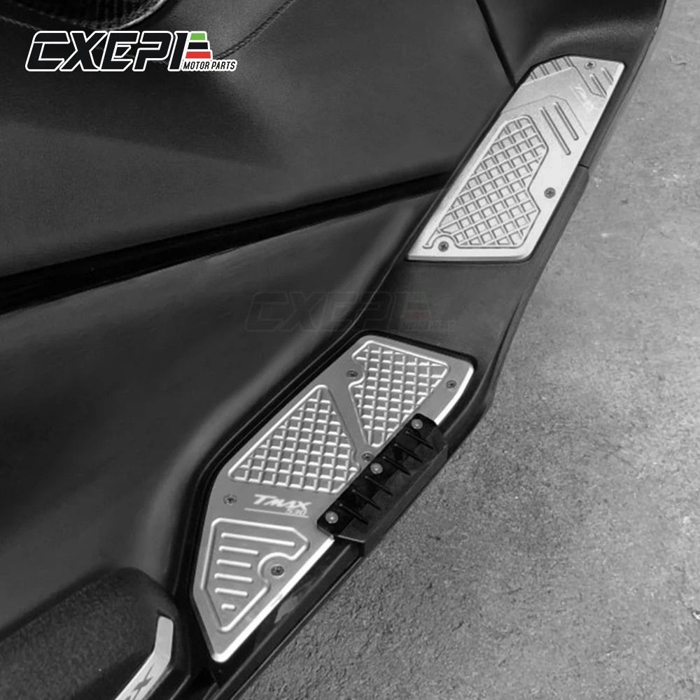 For Yamaha T max tmax 530 tmax530 2017 2018-2020 Motorcycle CNC Front Rear Footboard Steps Footrest Pedal Foot Plate Accessories |